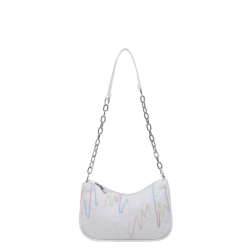 Bolso de mujer en caliente 2026 nueva moda bolso de brazo bolso de cadena de mujer bolso de hombro universal bolso de cadena de bordado de lujo ligero