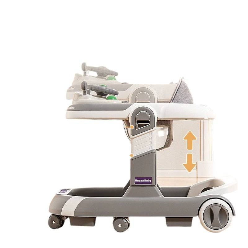 Ходунки анти-о-ножки три-в-одном детские ножки машинка 6-18 месяцев складные анти-откидные ходунки