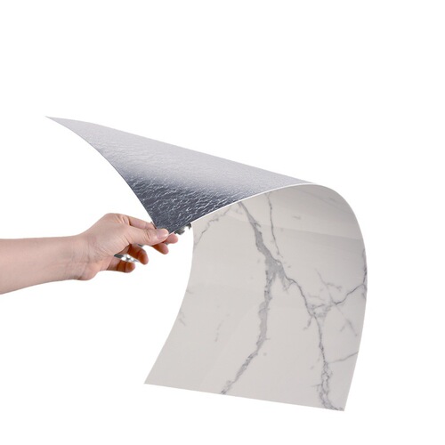 Imitation tile marble stickers to cover up kitchen oil-proof aluminum-plastic board wallpaper wall panels waterproof bathroom self-adhesive wall stickers