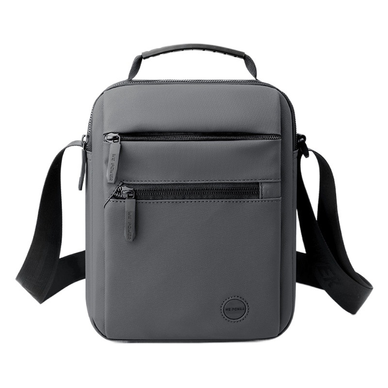 Wepower nuevos hombres de hombro ocasional bolsa de mensajero impermeable película de cuero bolso de Los Hombres de gran capacidad de documentos bolsa de mensajero