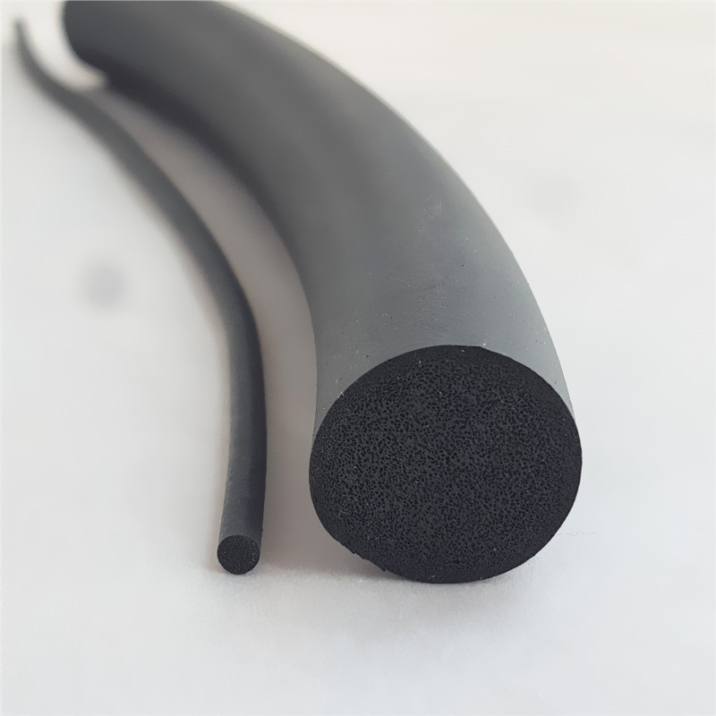 琪森汽车门O型圆柱5毫米车窗玻璃异响插入实心海绵橡胶密封条