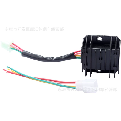 ATV four-wheel beach off-road vehicle 12V four-pin CG125-250CC GY6 rectifier regulator with link line