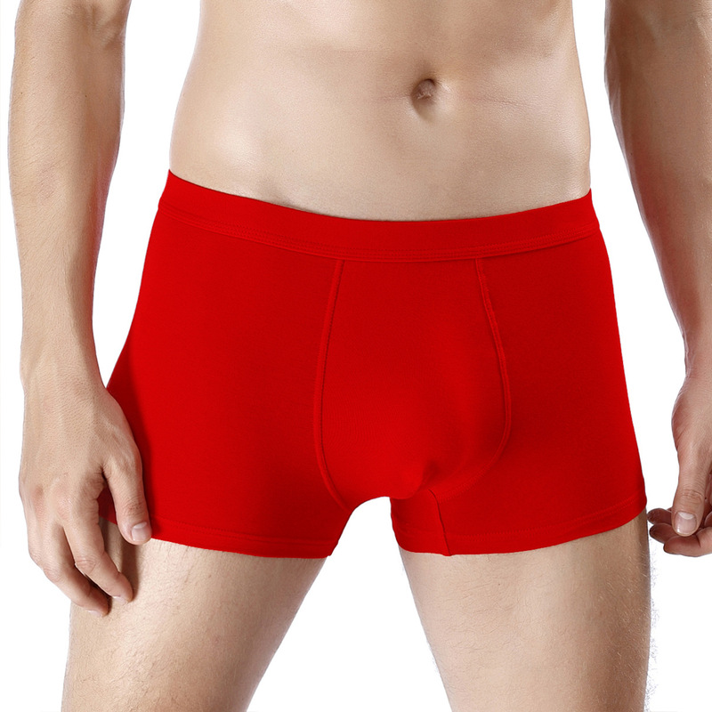 Red Cotton Men's Underwear for the Year of Your Birth Year, Men's Large Size Cotton Boxer Briefs, Breathable Cotton Men's Boxer Shorts Red Cotton Men's Underwear for the Year of Your Birth Year, Men's Large Size Cotton Boxer Briefs, Breathable Cotton Men's Boxer Shorts