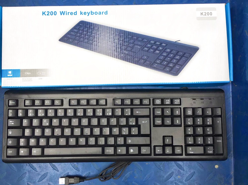 Поставляемая запасная клавиатура многоязычная K200 клавиатура Арабская испанская русская grade французский английский клавиатура
