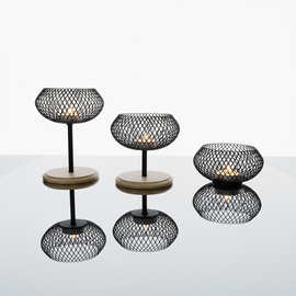 跨境烛台铁艺烛台香薰灯蜡烛托圣诞节日氛围灯复古蜡烛座家居摆件