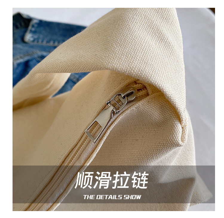 The 2024 new Korean-style simple and laid-back casual canvas crossbody bag and the large-capacity versatile tote bag are selling well undefined