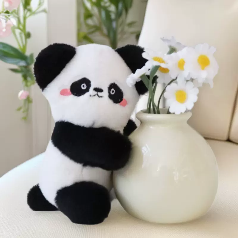 卡通可爱坐姿趴姿熊创意毛绒公仔玩偶包包挂件钥匙扣女生闺蜜礼物