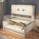 Wardrobe Bed Integrated Combination Bed Small Apartment Household Bedroom Boy's Multifunctional Storage Bookcase Bed American Children's Bed