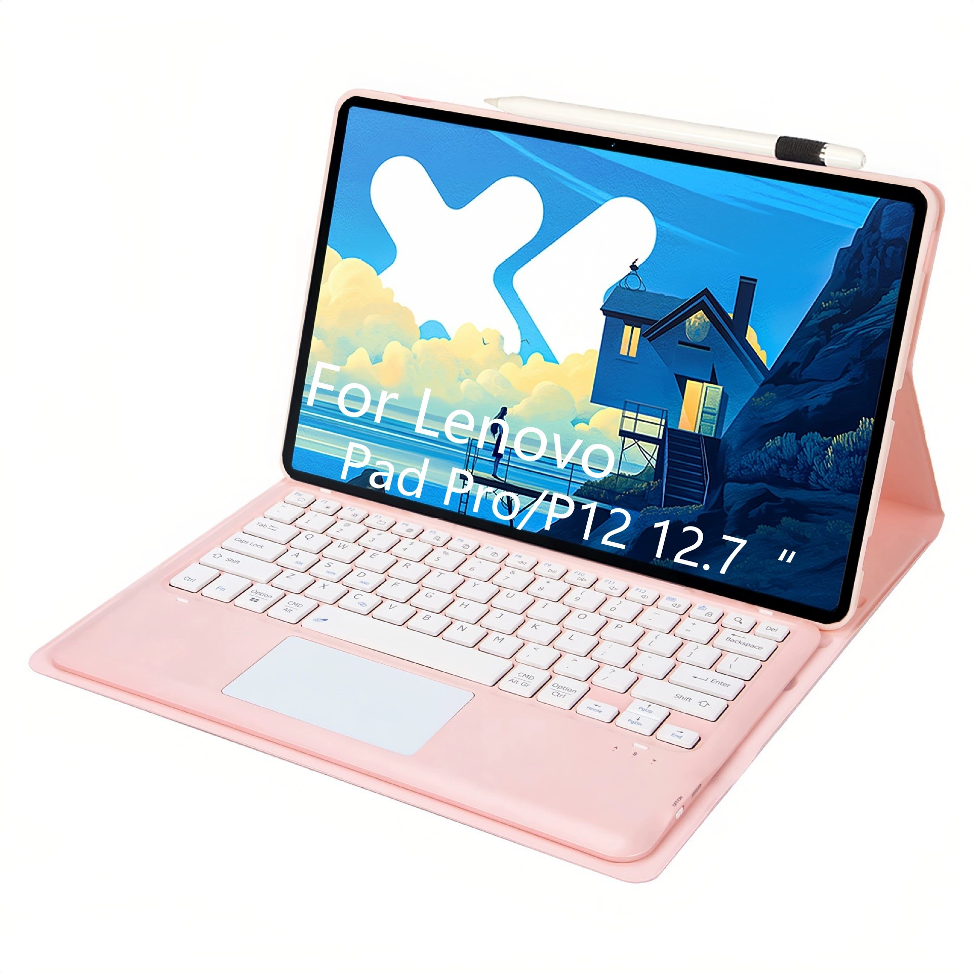 Lenovo, совместимый ультратонкий чехол с клавиатурой, 7 дюймов, Bluetooth