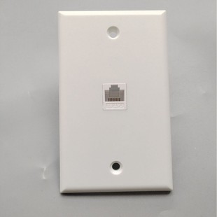 120 Type American Standard Information Panel Adapter Network Adapter 1 Port 2 Port 4 Port Category 6 Category 5E Punch-Free Panel
