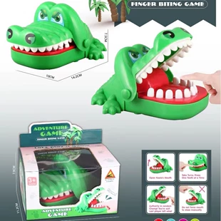 Игрушка для розыгрышей «Крокодил и акула кусают палец»
