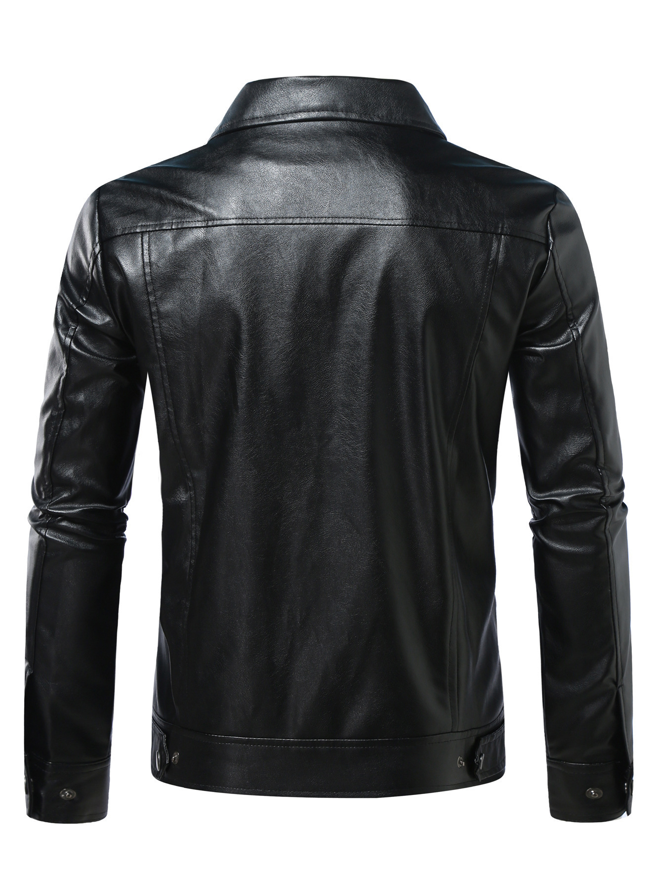 Herren PU 2024 neue Motorrad-Lederjacke_voghion.com