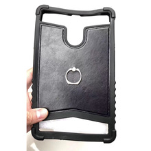 适用苹果iPad 三星华为小米 10寸贴皮万能平板电脑皮套带指环支架