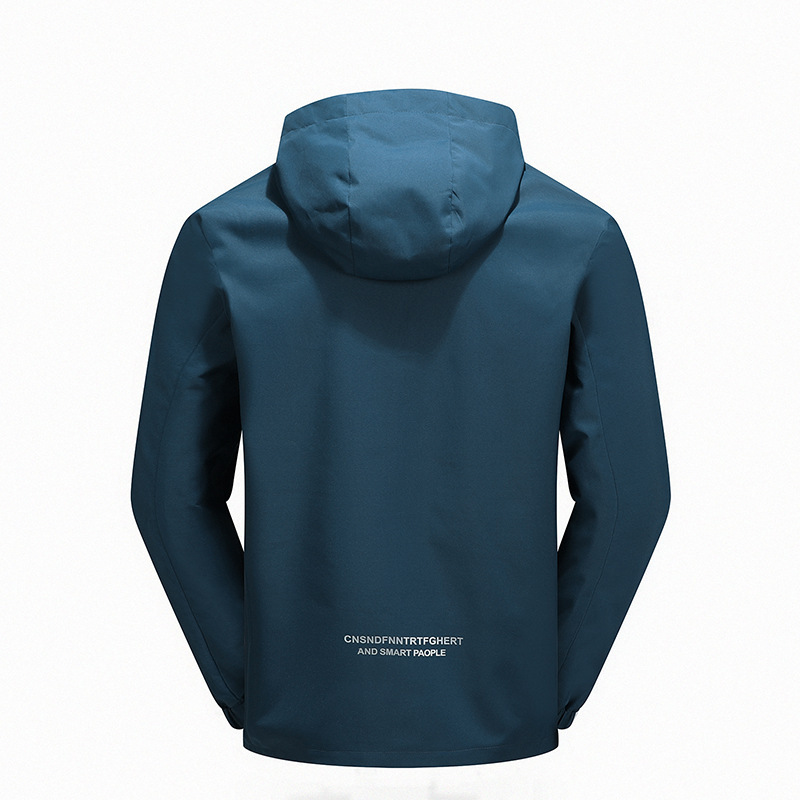 2021 nueva chaqueta al aire libre transfronteriza chaqueta a prueba de viento con capucha casual para hombres chaqueta delgada deportiva de primavera, Otoño e Invierno para hombres