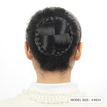 假发发髻假发 盘发花苞头丸子头假发髻 哑光时尚古装新娘发包现货