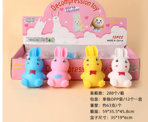 Realistic Squishy Toy (TPR) — Simulation Bun & Decompression Slime, Assorted 5–10 cm