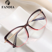 91515 2023跨境防蓝光电脑眼镜方框女款ins风镜框架TR90南美巴西