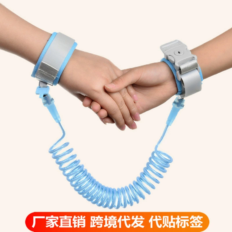 Ремень для риса с замком, ключ для младенцев, противопотерянная тяговая веревка с браслетом для детей, детский ремень для малышей