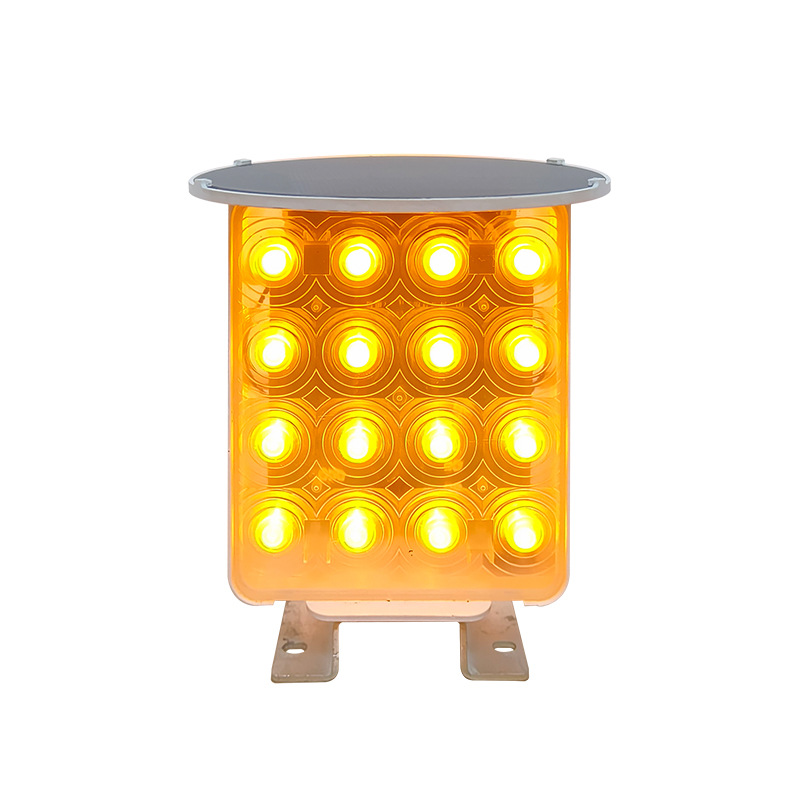 Lámpara de advertencia parpadeante de doble cara, lámpara de advertencia de prevención de niebla roja, azul y amarillo, lámpara de señal de cono de carretera, lámpara de advertencia de barricada de construcción