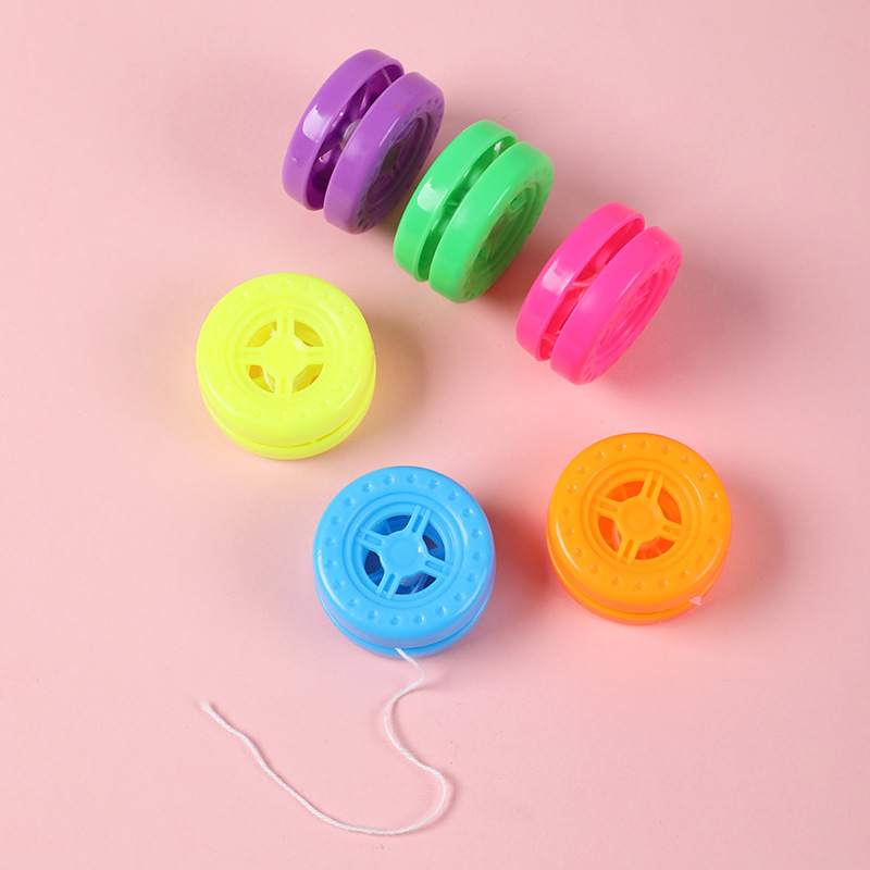 Suministro de comercio exterior al por mayor, juguetes de fiesta, juguetes de gashapon, yoyo multicolor, mini yo-yo