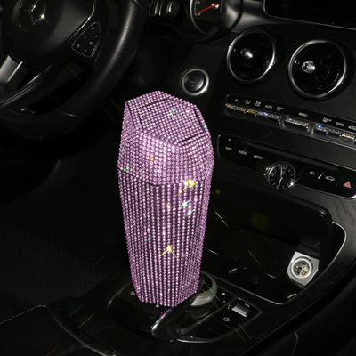 storage box bag hanging – Car storage bag/box - trash-pink-diamond