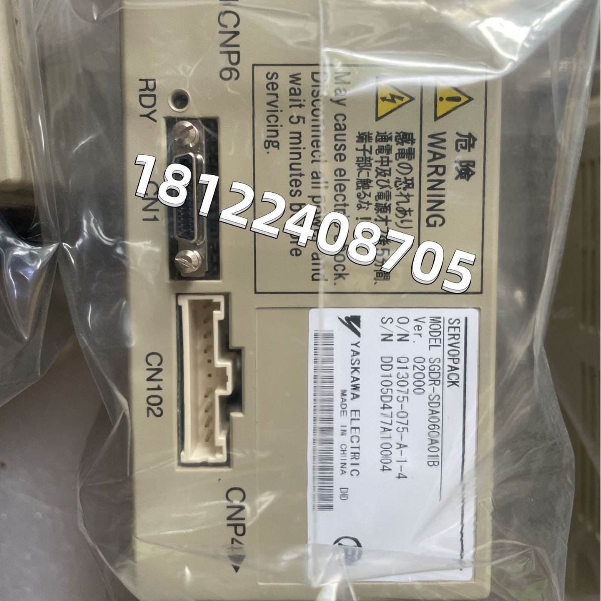 供应机器人配件SGDR-SDA060A01B驱动器维修拆机议价