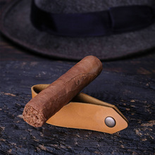 现货皮革雪茄支架烟斗展示架家用烟斗支架烟斗底座放置皮套批发