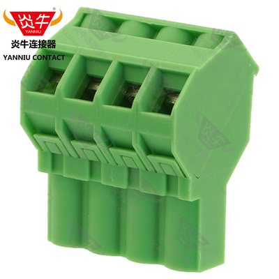 5.0mm炎牛斜面凤凰插拔式接线端子5ESDA/KF2EDGKL/SMSTB 2,5-ST