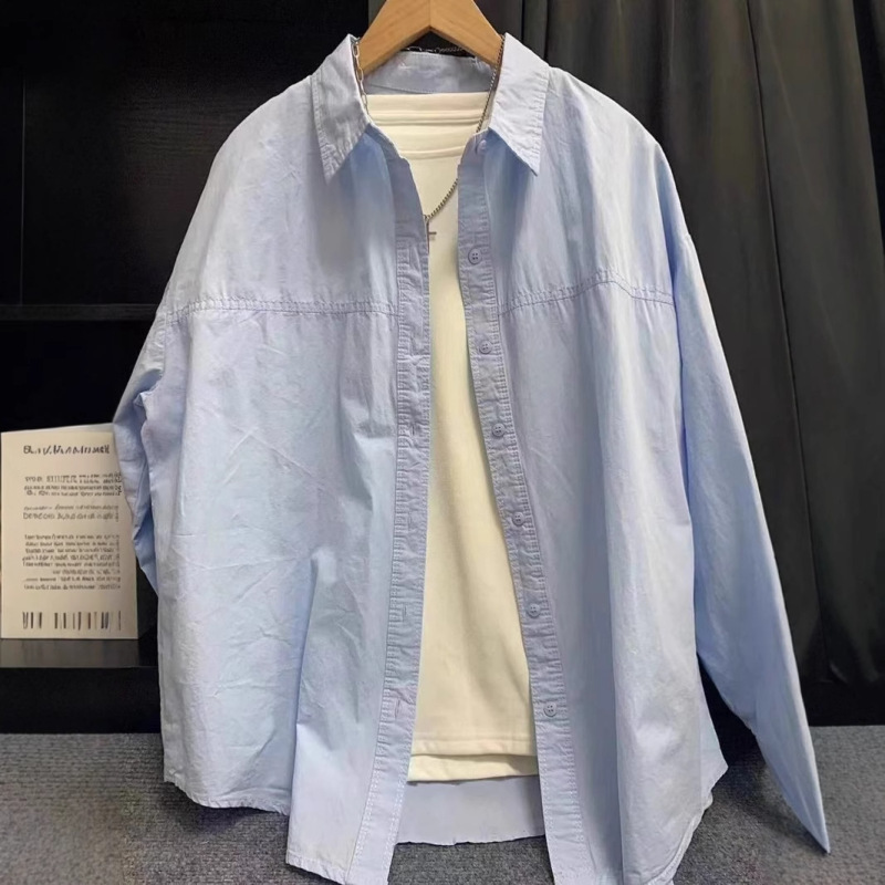 Pure Cotton Women's Shirt Outer Wear Spring and Autumn Loose Slim-fit Stacked Casual Summer Sunscreen Shirt Solid Color Top Jacket Pure Cotton Women's Shirt Outer Wear Spring and Autumn Loose Slim-fit Stacked Casual Summer Sunscreen Shirt Solid Color Top Jacket
