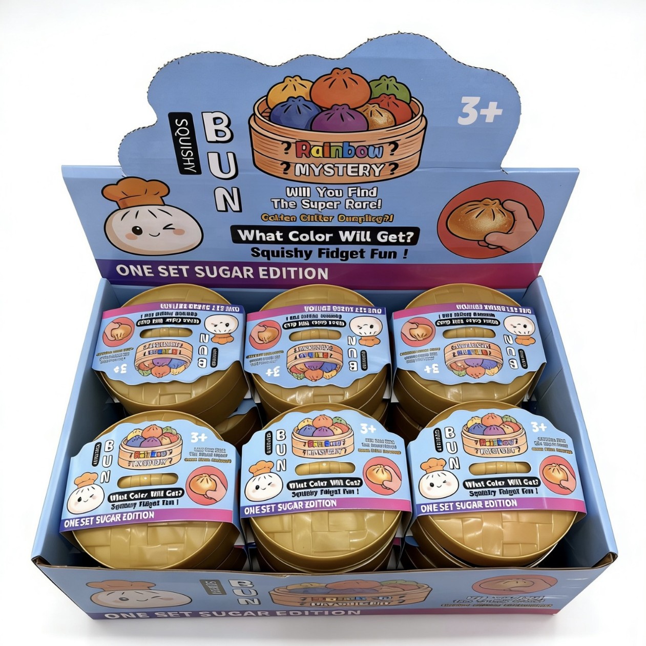 Bamboo de pellizco, suave, lindo, lento, rebote divertido, juguetes de pellizco de pellizco portátiles, adornos de oficina