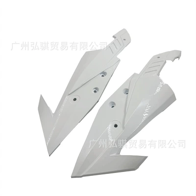 Suitable for Chunfeng 250Sr Motorcycle front windshield - white-windshield-bracket