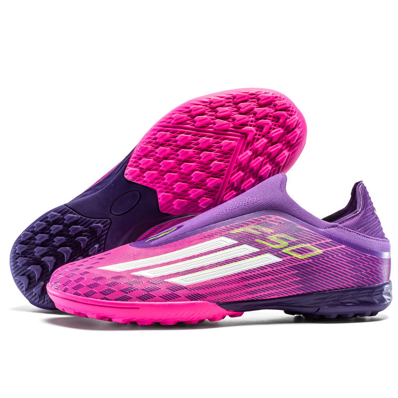 Zapatillas de Fútbol para Entrenamiento en Césped Tacos AG TF Tejido Volador Ligero para Césped Natural y Artificial
