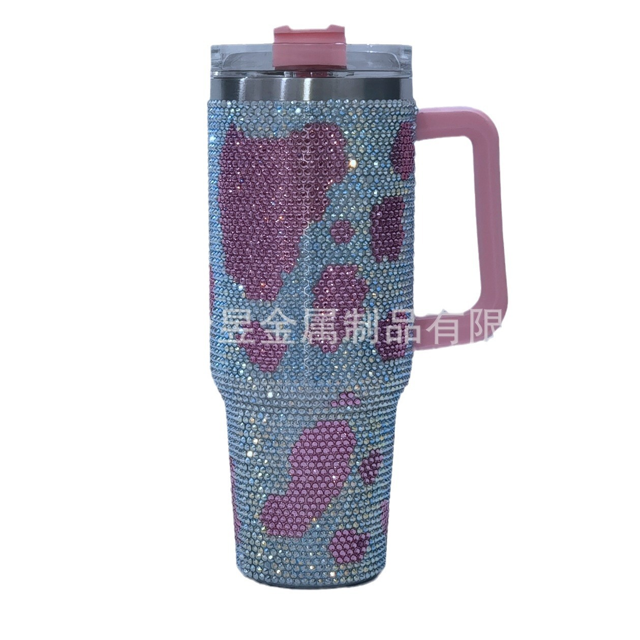 Cruz-frontera dedicado 40oz de acero inoxidable de diamante taza de vacío taza de helado de gran capacidad