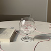 Coffee cup with glass, wineglass, french style