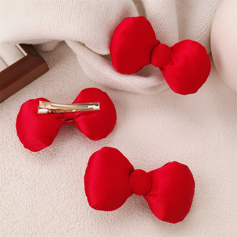 Bonita broca de cabello de arco japonés dulce anchora broca de cabello de cauda de caballo lateral broca de cabello adornamiento