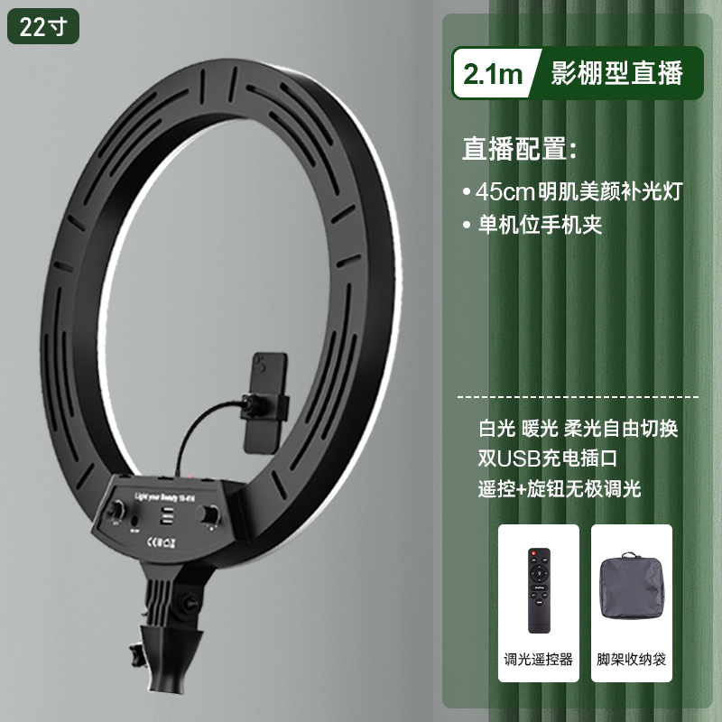 Luz de relleno de 22 pulgadas + Posición única (lámpara única)