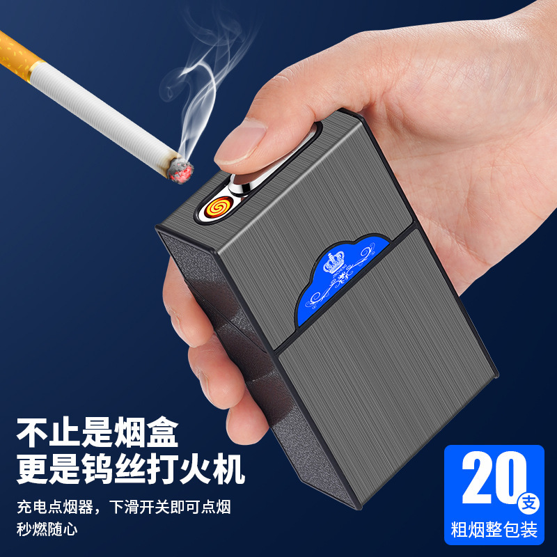 新製品20本の太い煙にタバコを入れるライター充電タングステン線のタバコを注文します。|undefined