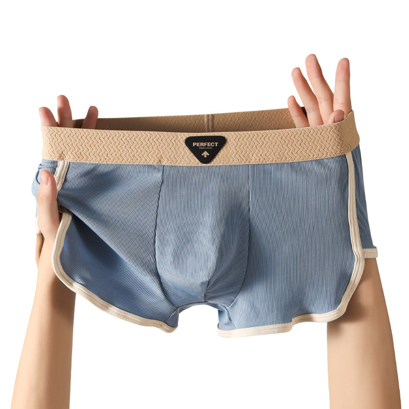 Pantalones interiores de hombre, pantalones cortos de cuatro cuadrados de alta calidad, pantalones cortos de cuatro cuadrados de Aloping, ropa interior de hombre, 7A, pantalones interiores de hielo antibacterianos.