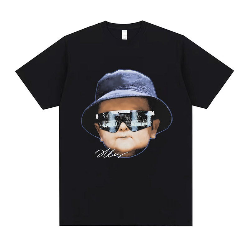 King Hass Brahma Gomedov Retro Photo T-Shirt, Men's and Women's Clothing Casual Oversized Short-Sleeved T-Shirt