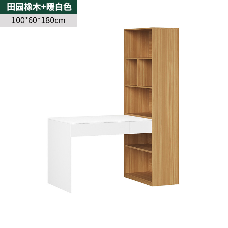 Mesa de madera sólida, armario de almacenamiento integrado, escritorio, escritorio de computadora, dormitorio, mesa de maquillaje, mesa de maquillaje simple