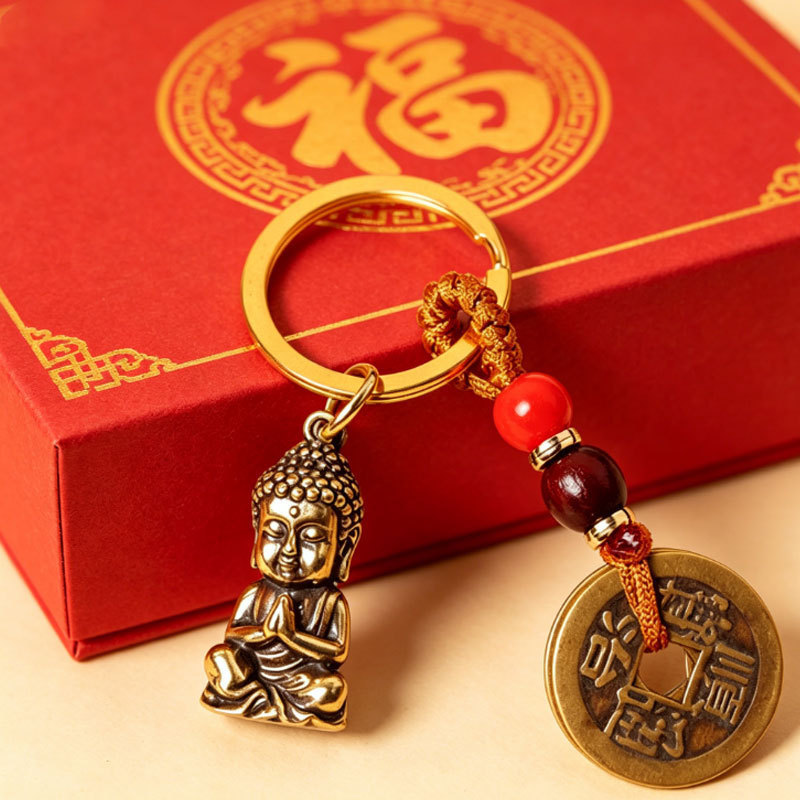 Popular Mini Shakyamuni Buddha Figurine, Exquisite Buddha Keychain, Car Hanging Ornament Popular Mini Shakyamuni Buddha Figurine, Exquisite Buddha Keychain, Car Hanging Ornament