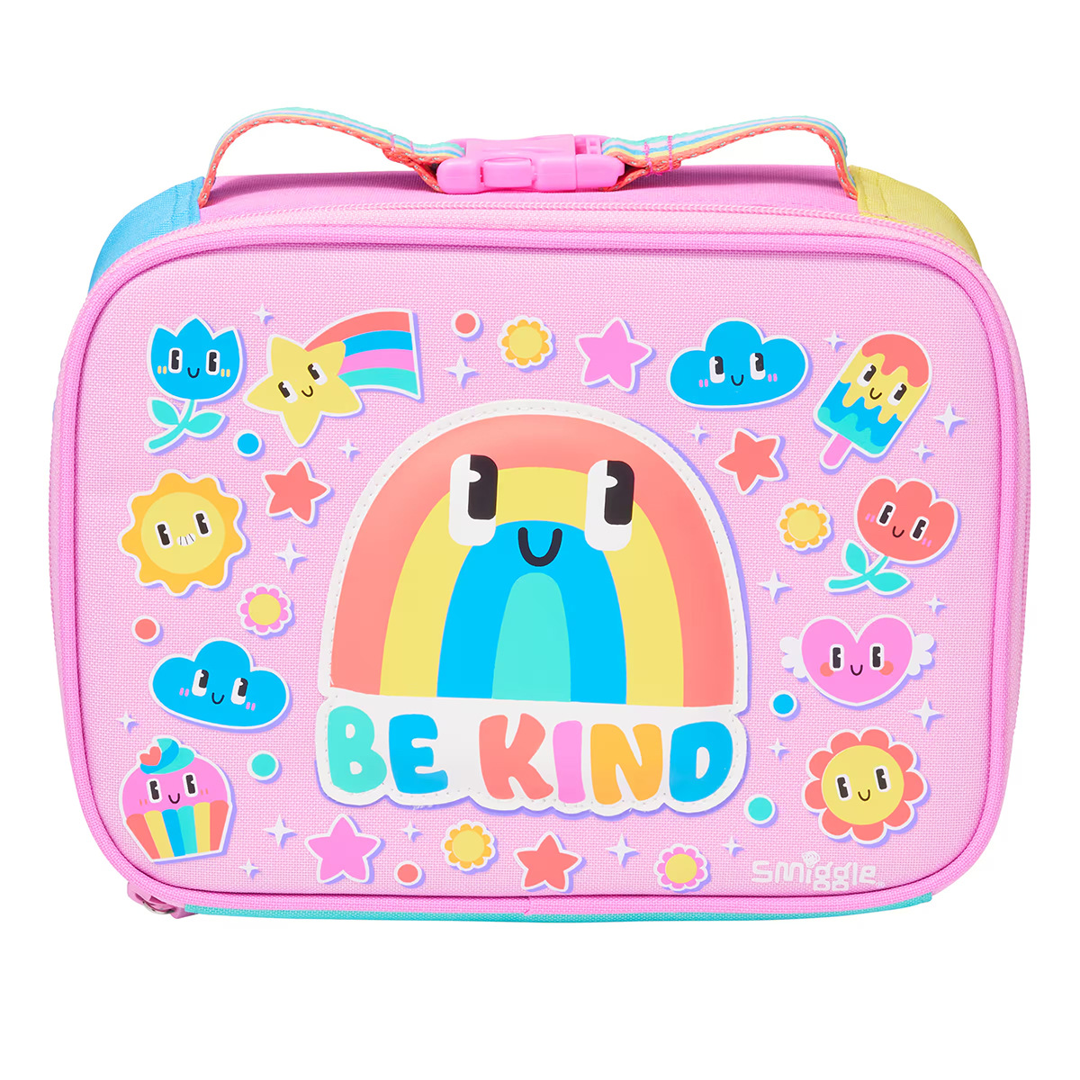 Australia smiggle doble capa Bento bolso caja de almuerzo niños de la escuela primaria BOLSA DE AISLAMIENTO impermeable bolsa de almuerzo grande