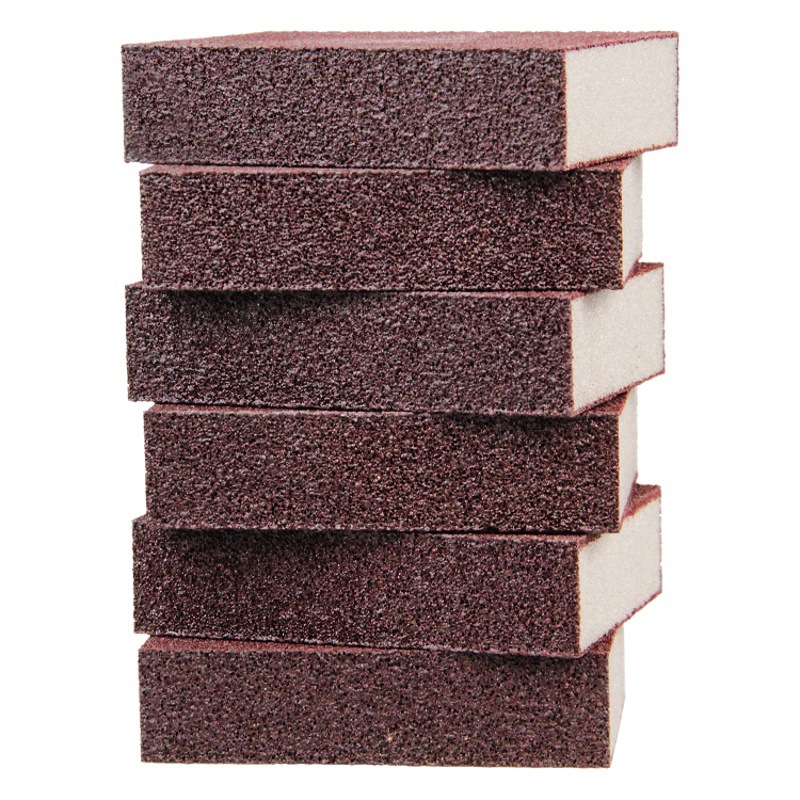 Fábrica al por mayor de limpieza mágica cocina lavado de ollas lavado de platos Limpieza de limpieza olla de lavado de fondo negro escala eliminación de óxido Emery esponja limpie