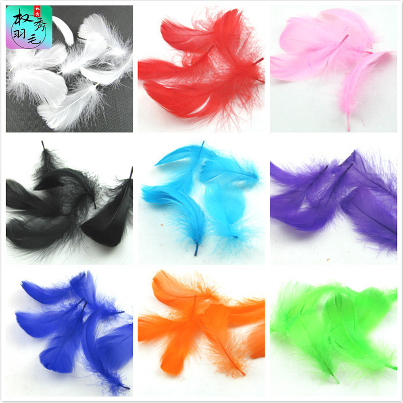 Quanxiu Factory Direct Sale 6-12cm Medium Floating Feather Swan Feathers Wedding Decoration Dream Catcher Material 100 Pieces Quanxiu Factory Direct Sale 6-12cm Medium Floating Feather Swan Feathers Wedding Decoration Dream Catcher Material 100 Pieces