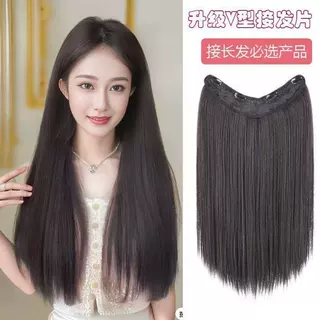 假发女一片式假发片蓬松增发量仿真发丝无痕隐形轻薄长直发接发片