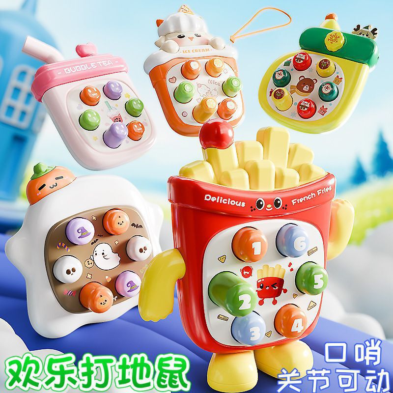 Mini Handheld Whack-A-Mole Children's Toy, Stress-Relief Toy, Early Education Toy, Educational Press Toy for Boys and Girls Mini Handheld Whack-A-Mole Children's Toy, Stress-Relief Toy, Early Education Toy, Educational Press Toy for Boys and Girls