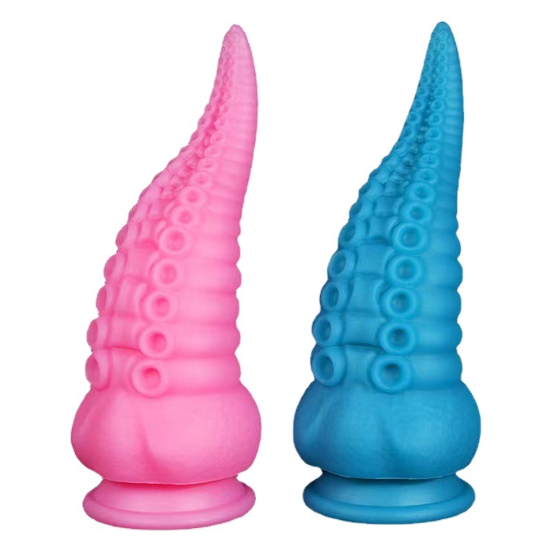 De silicona de color pulpo tentáculo femenino Sexy Plug Anal masturbación lechón back corte estimulación productos adultos juguetes sexuales