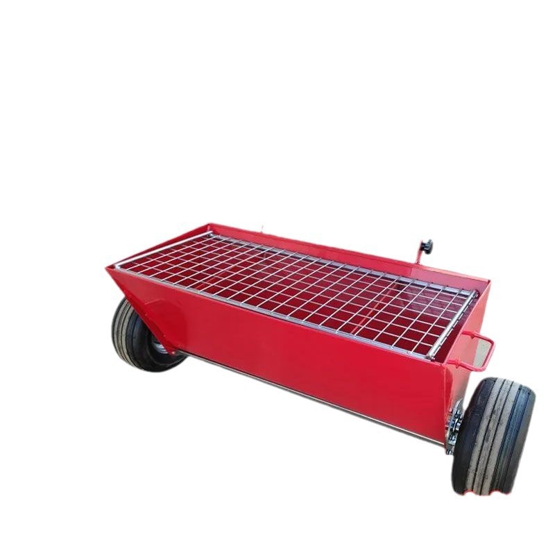 Dispersor de arena de diamante Dispersor automático de ceniza empujado a mano Dispersor automático pequeño para la construcción de planta de piso resistente al desgaste