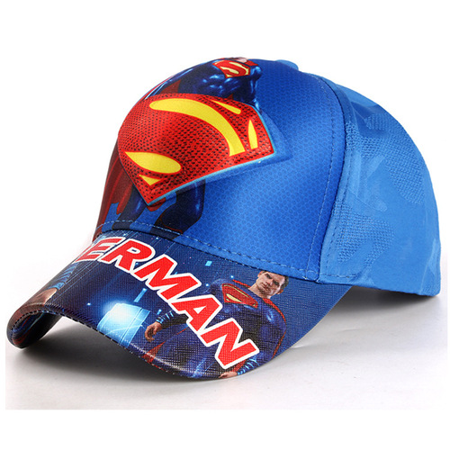 Foreign trade children's hats European and American three-dimensional cartoon Spider-Man boys' hats spring duck-tongued baseball caps wholesale