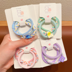 子供用ゴムバンド、伸縮性と耐久性のあるヘッドバンド、小さな女の子のヘアゴムを傷つけない新しい高価値ポニーテールゴムヘアロープ